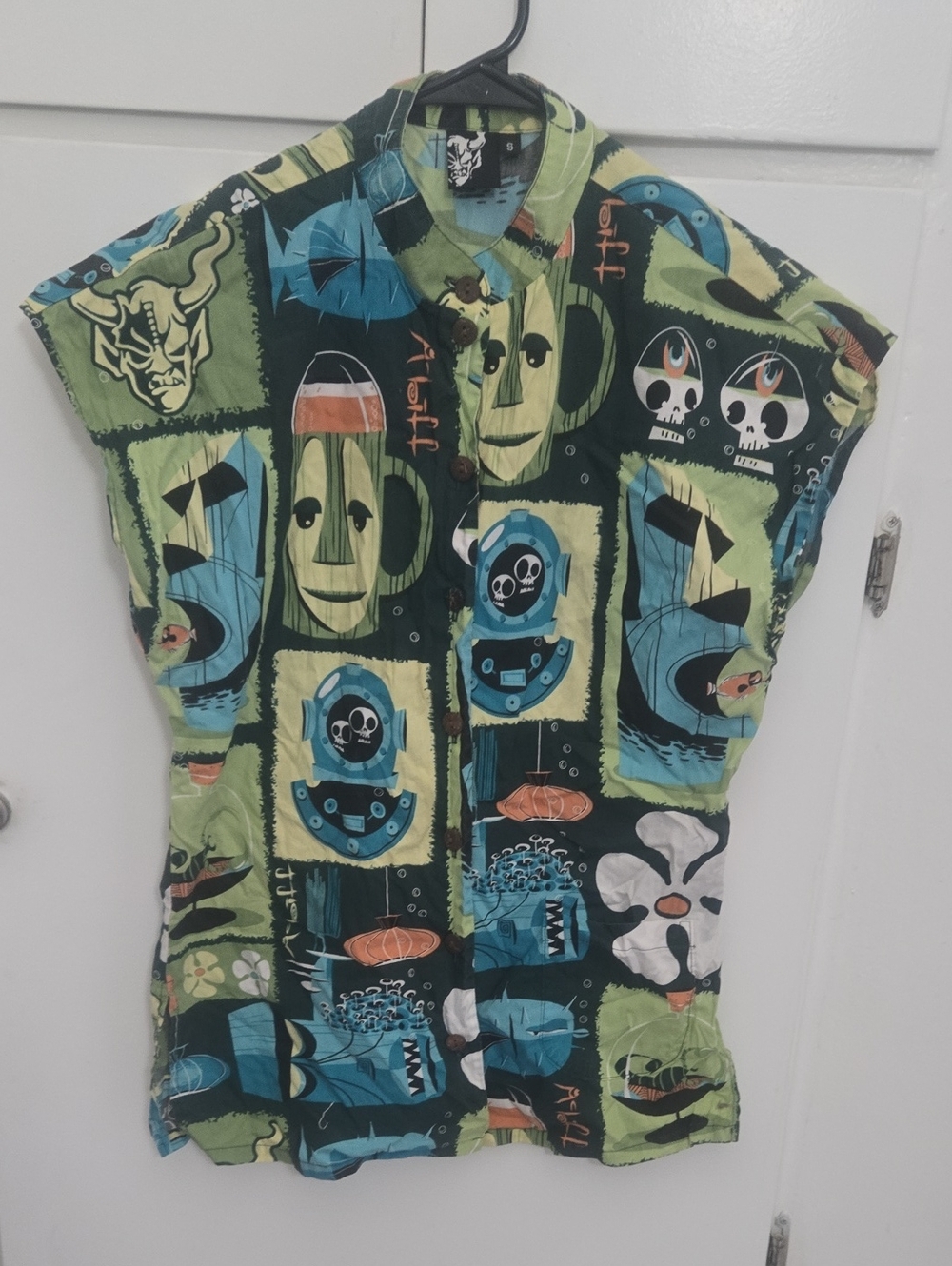 Women's McBiff Short Sleeve Blouse For Stone Brewery.